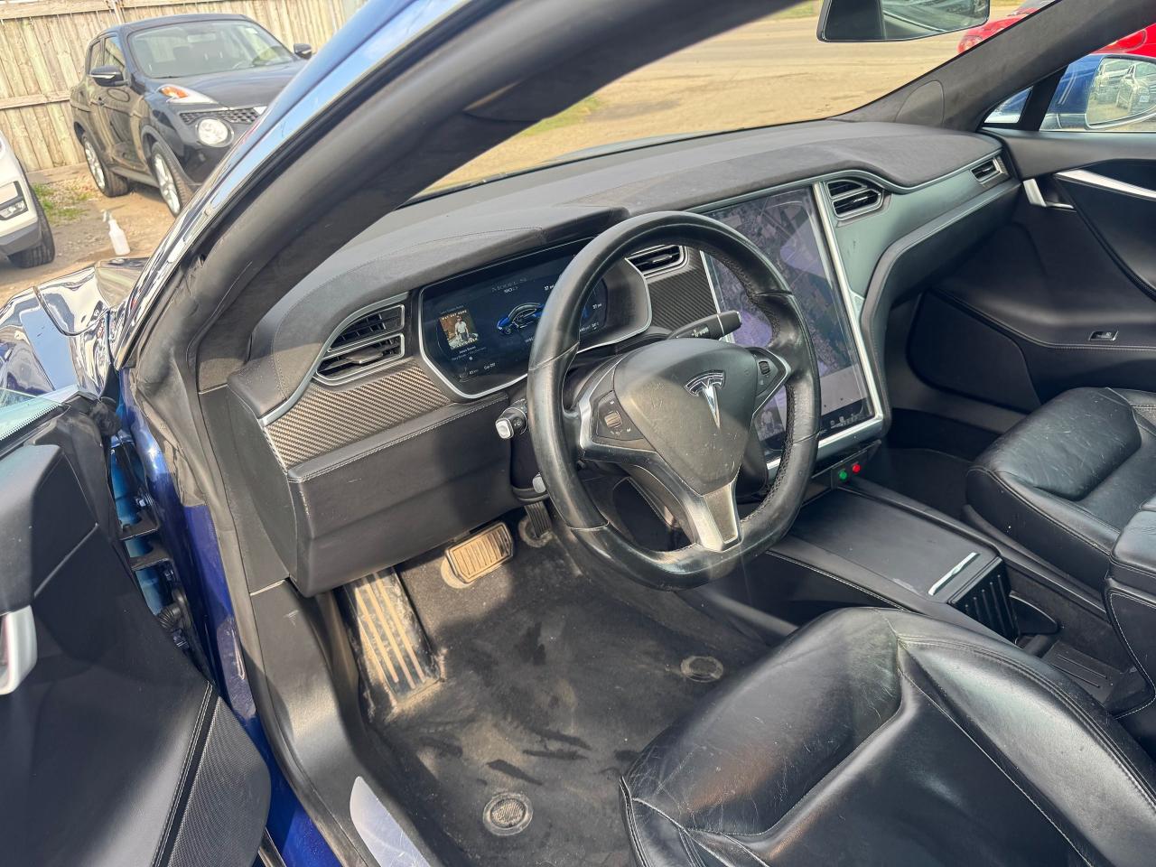 2016 Tesla Model S AS IS, 90D, EX TESLA SERVICE, BLUE, NO REAR SEATS - Photo #10