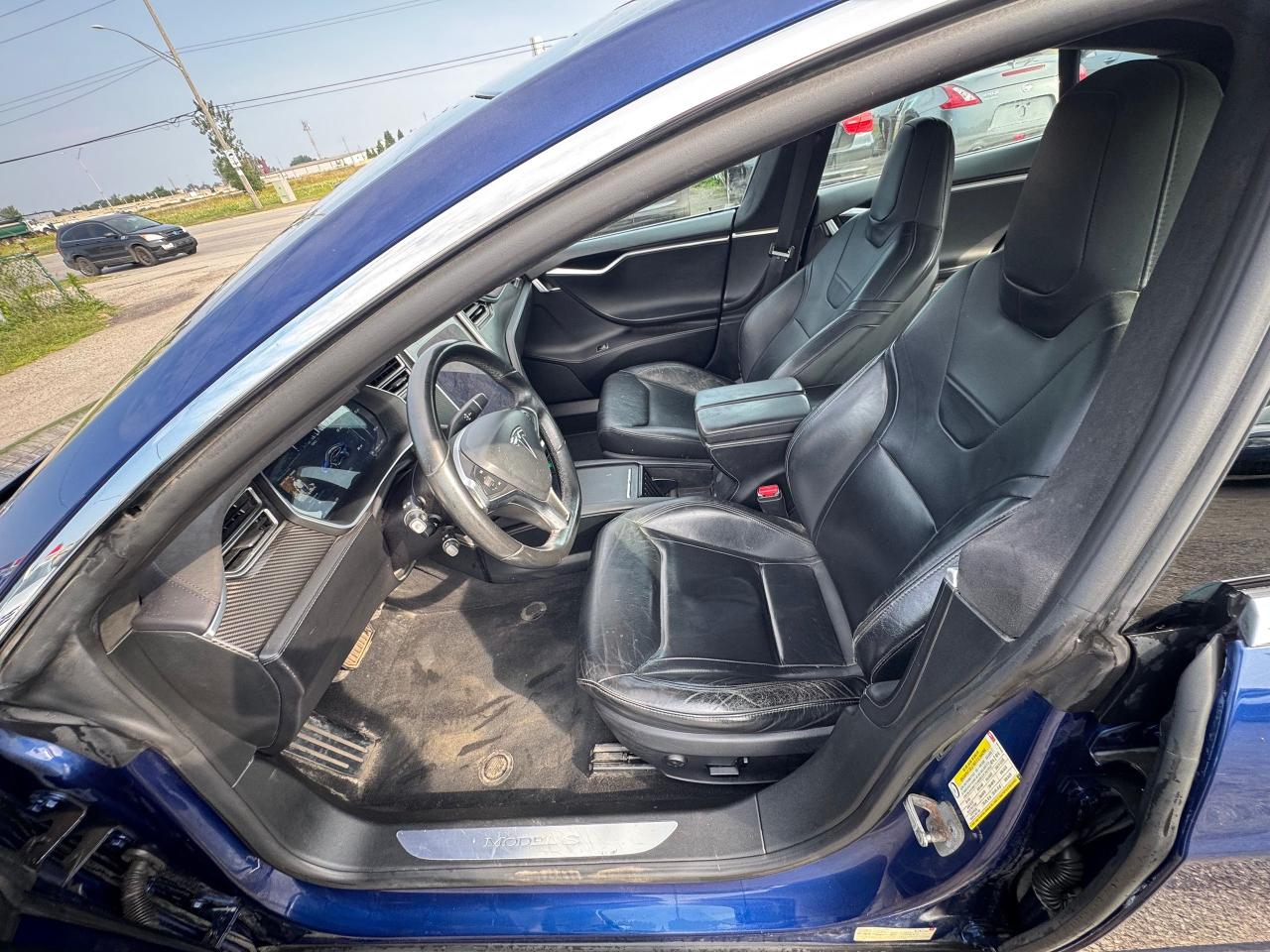 2016 Tesla Model S AS IS, 90D, EX TESLA SERVICE, BLUE, NO REAR SEATS - Photo #11