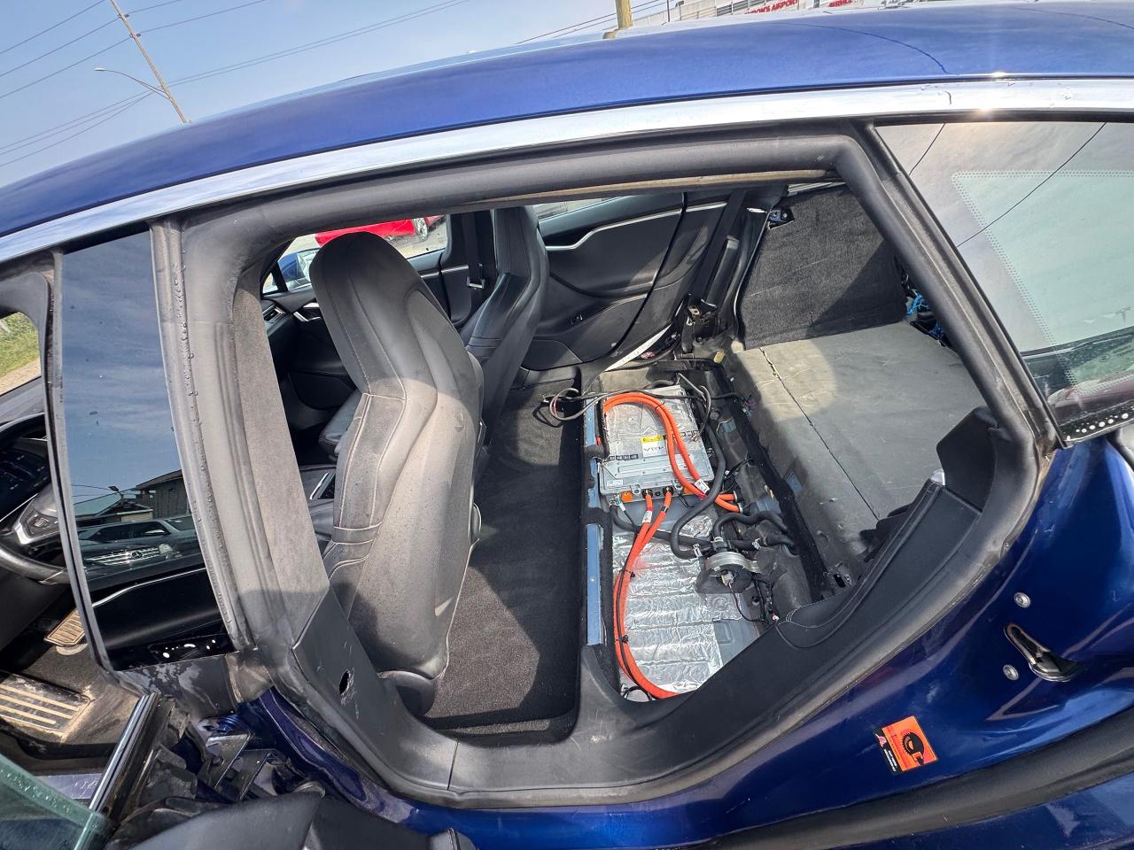 2016 Tesla Model S AS IS, 90D, EX TESLA SERVICE, BLUE, NO REAR SEATS - Photo #12