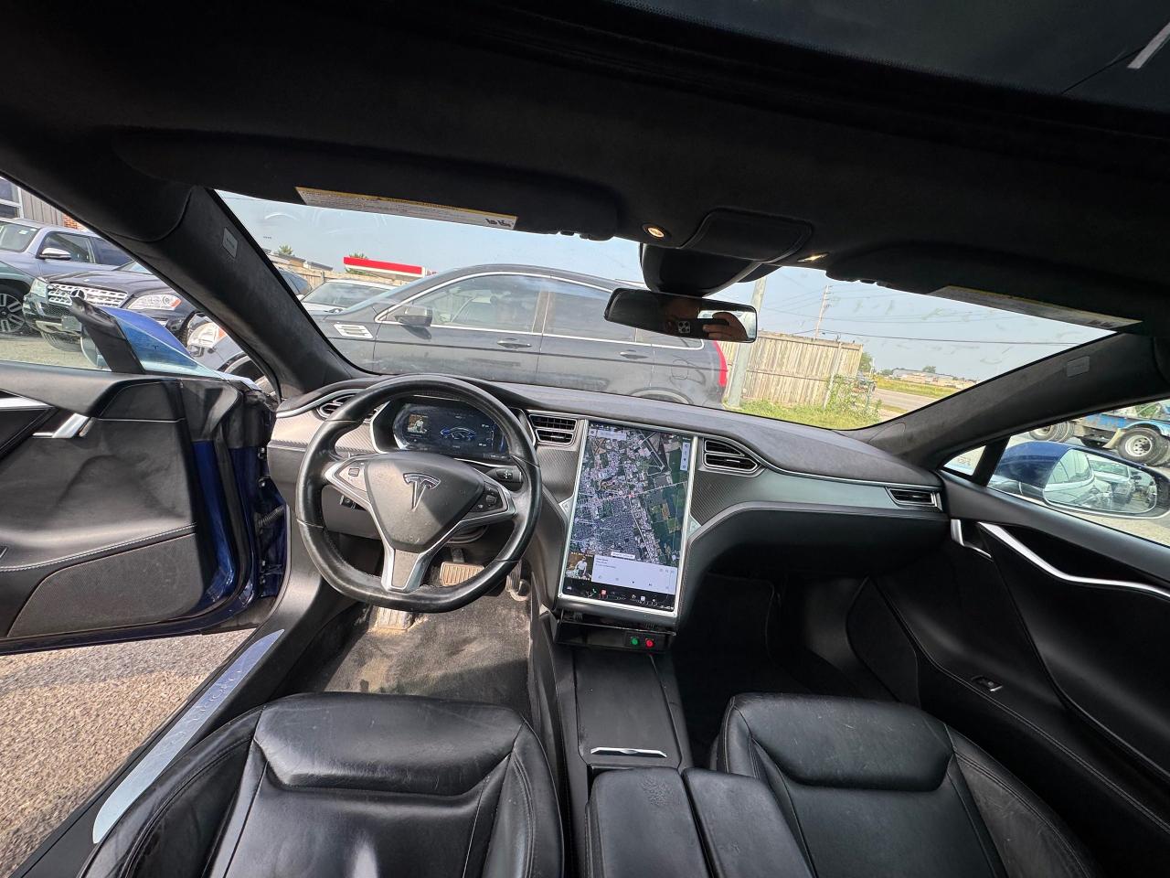2016 Tesla Model S AS IS, 90D, EX TESLA SERVICE, BLUE, NO REAR SEATS - Photo #14