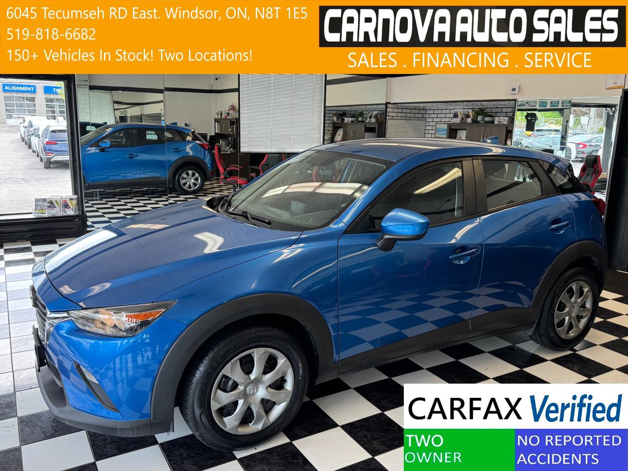 Used 2016 Mazda CX-3 AWD GX+New Tires+Brakes+Camera+A/C+CLEAN CARFAX for sale in Windsor, ON