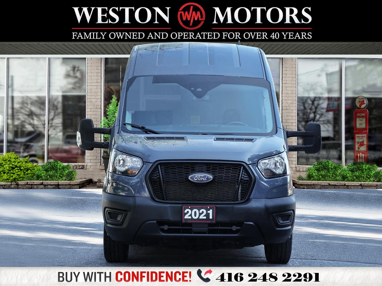 2021 Ford Transit 250 REVCAM*SHELVING*POWER GROUP*HIGHROOF Photo3