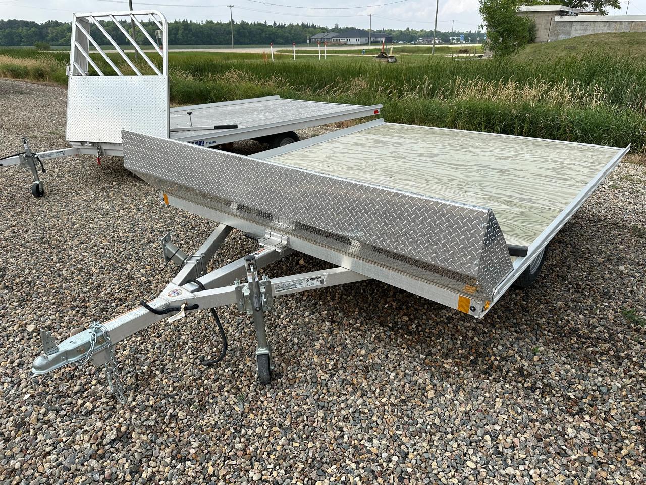 New 2023 Mission Aluminum MU6.5X12 8.5' x 10' Mission Sled Trailer for sale in Elie, MB