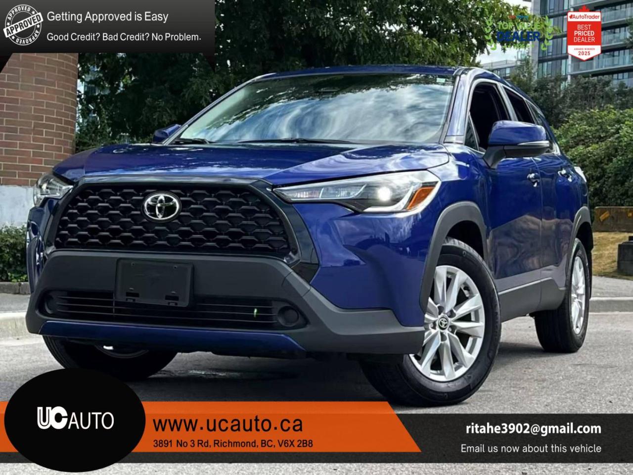 Used 2024 Toyota Corolla Cross LE/ NO ACCIDENT/ BC LOCAL/ ONE OWNER for sale in Richmond, BC