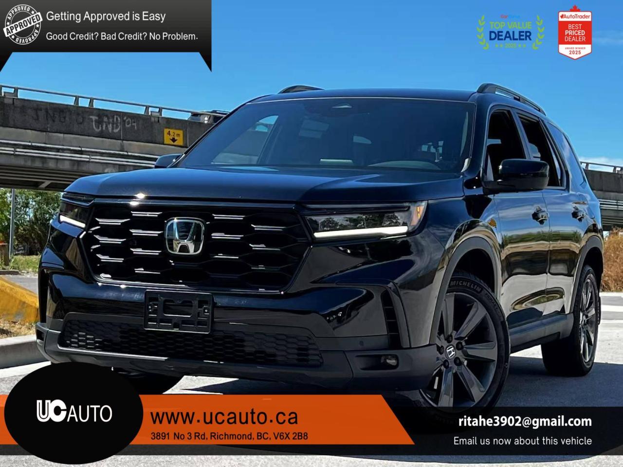 Used 2023 Honda Pilot Sport AWD/ CLEAN TITLE/ BC LOCAL for sale in Richmond, BC