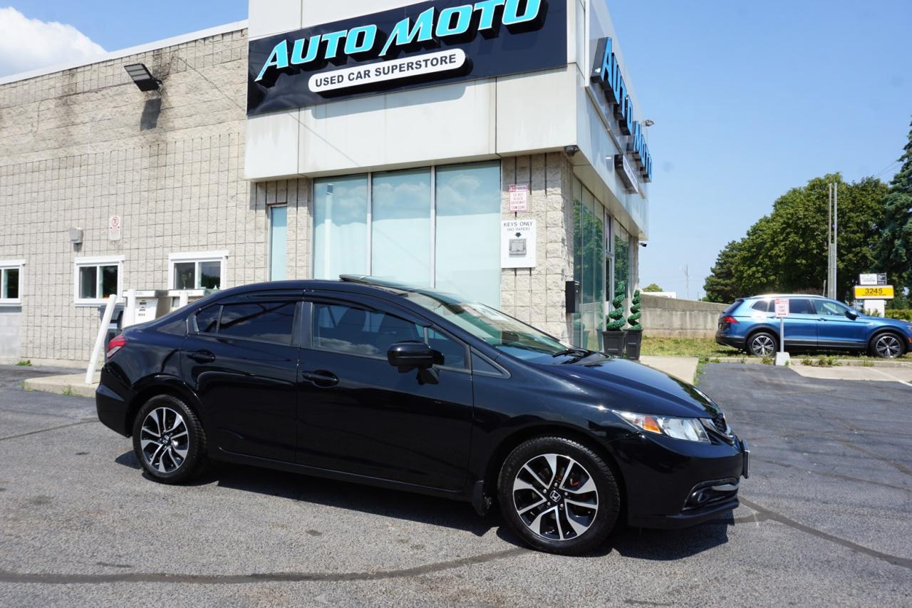 Used 2015 Honda Civic EX CERTIFIED *ACCIDENT FREE* CAMERA BLUETOOTH HEATED SEATS SUNROOF CRUISE ALLOYS for sale in Burlington, ON