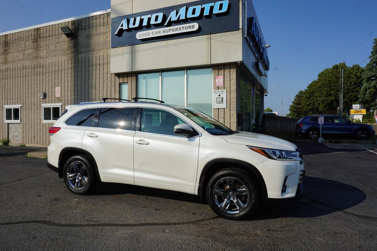 Used 2017 Toyota Highlander V6 LIMITED AWD *ACCIDENT FREE*TOYOTA MAINTAIN* CAMERA NAV BLUETOOTH LEATHER HEATED SEATS PANO ROOF CRUISE ALLOYS for sale in Burlington, ON