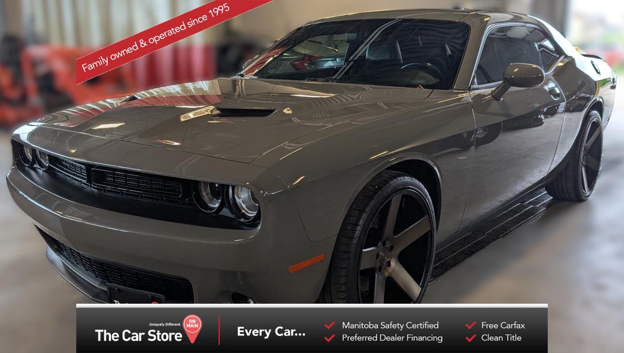 Used 2019 Dodge Challenger Leather/Sunroof/Winters & Summers/No Collisions for sale in Winnipeg, MB