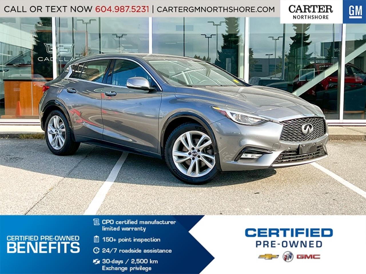Used 2018 Infiniti QX30 BASE | Pano Sunroof/Leather Interior/Driver Assist for sale in North Vancouver, BC