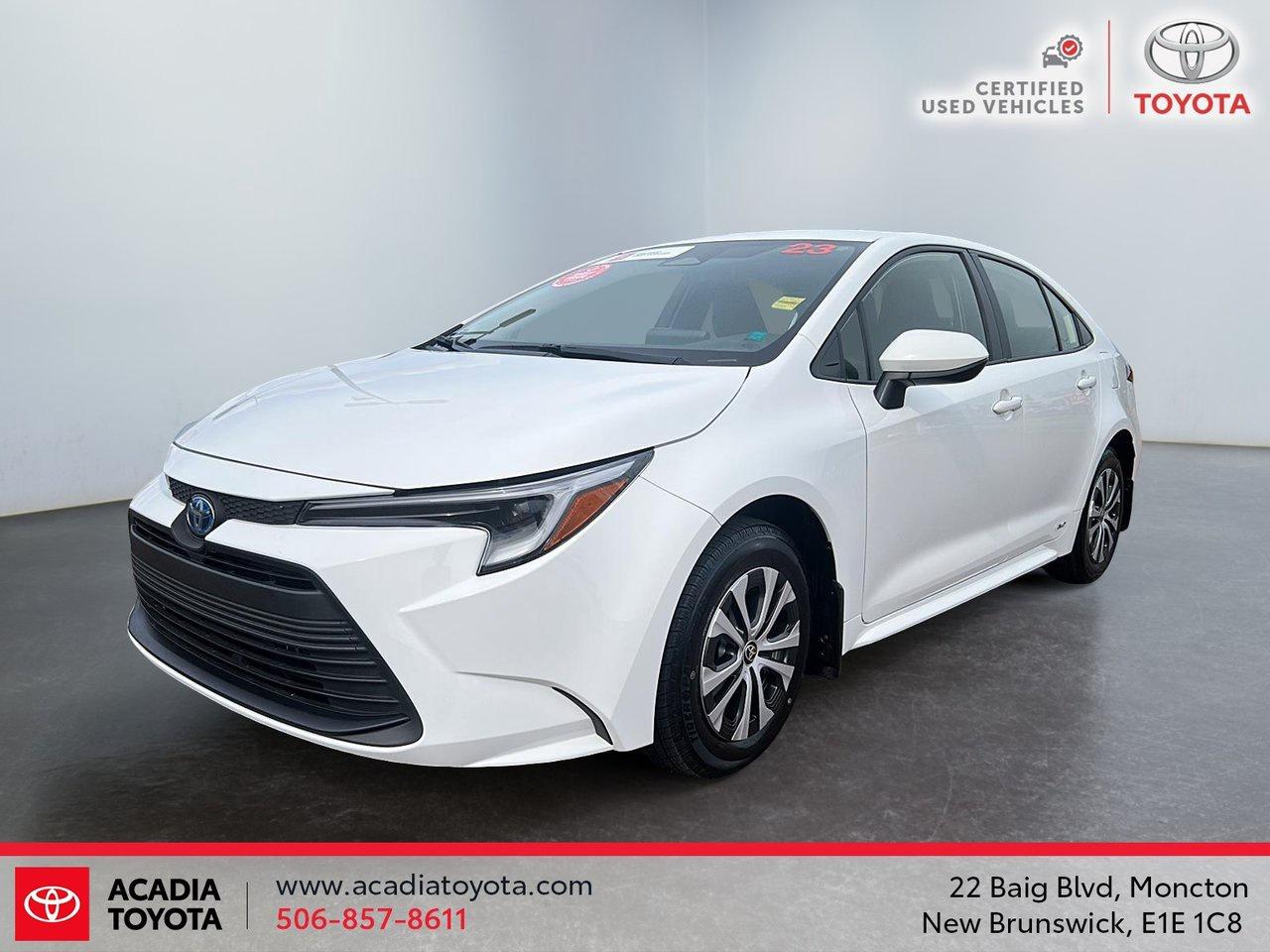Used 2023 Toyota Corolla Hybrid LE for sale in Moncton, NB