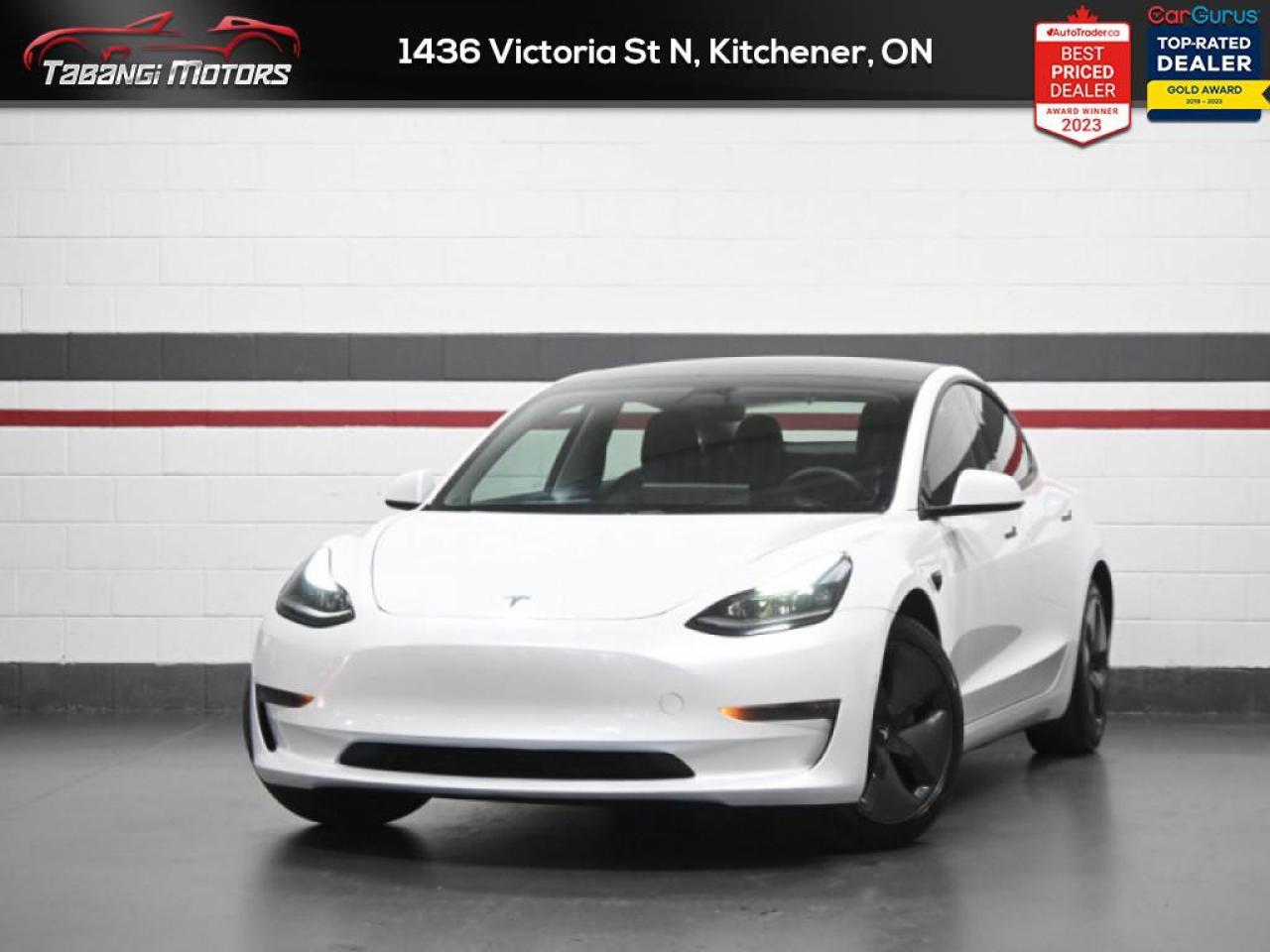 Used 2021 Tesla Model 3 Standard Range Plus   No Accident Leather Autopilot Navigation Glass Roof for sale in Mississauga, ON