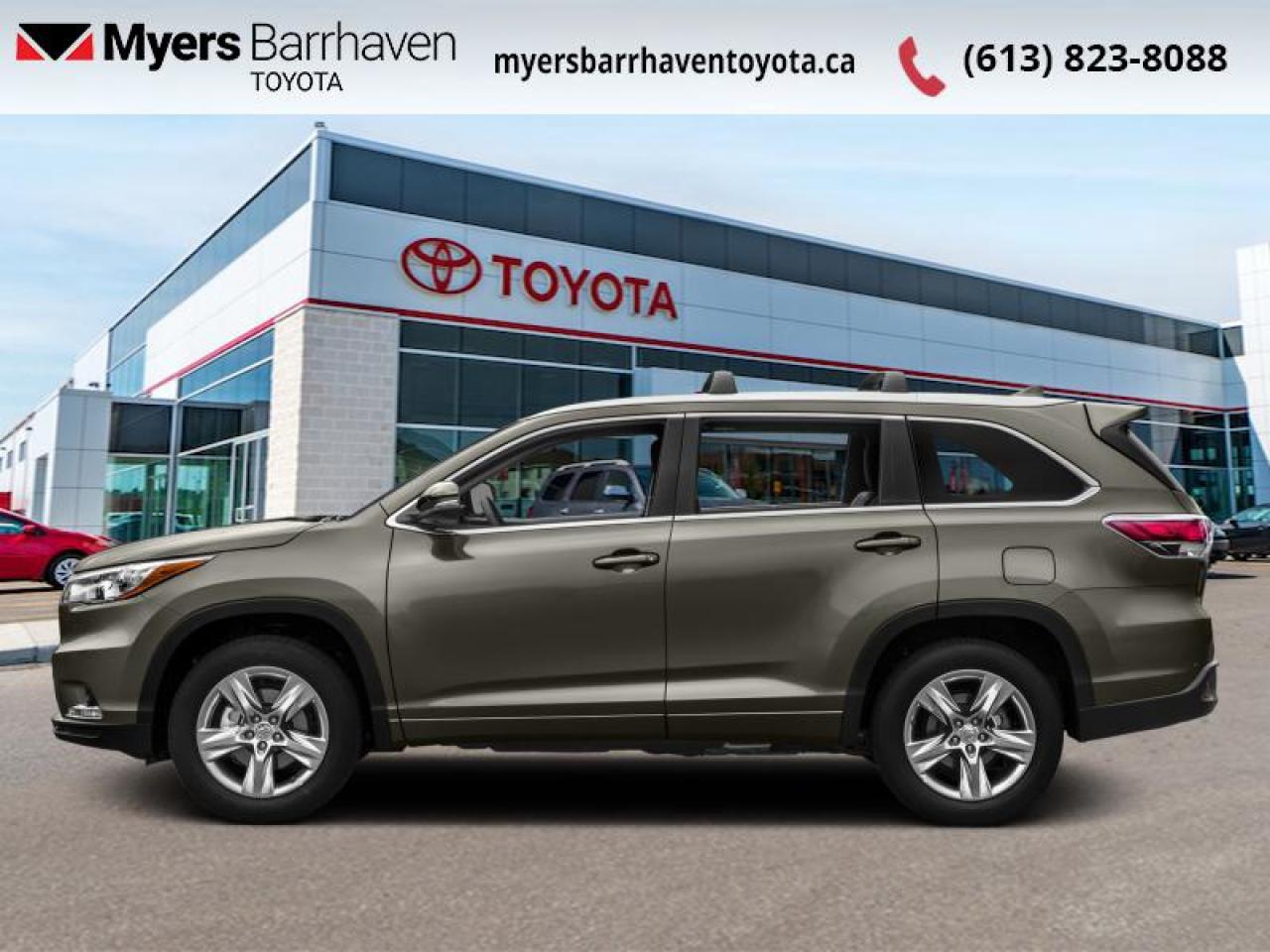 Used 2016 Toyota Highlander Limited  - Navigation -  Sunroof for sale in Ottawa, ON