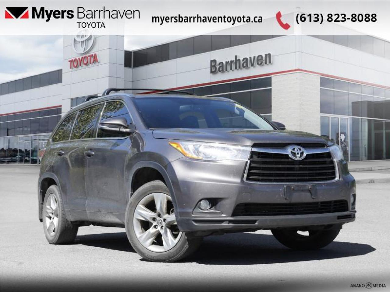 Used 2016 Toyota Highlander Limited  - Navigation -  Sunroof for sale in Ottawa, ON