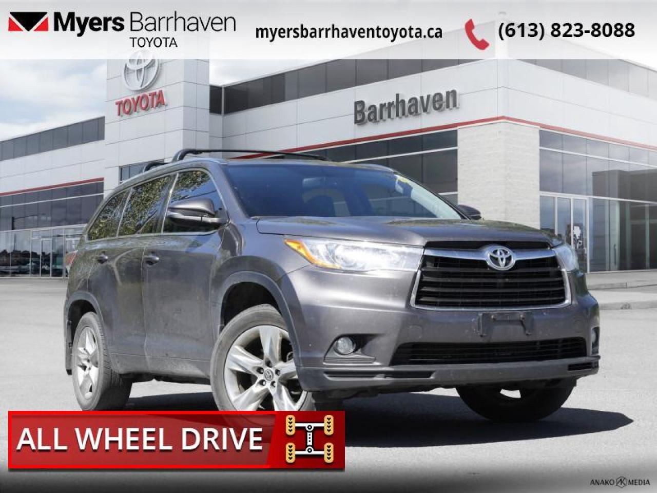Used 2016 Toyota Highlander Limited  - Navigation -  Sunroof for sale in Ottawa, ON