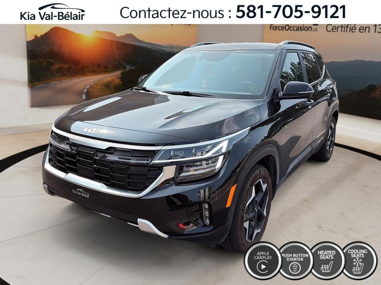 Used 2024 Kia Seltos EX AWD * SIEGE CHAUFF * TOIT * CRUISE * CARPLAY for sale in Québec, QC