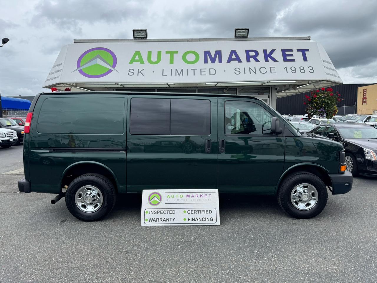 CALL OR TEXT KARL @ 6-0-4-2-5-0-8-6-4-6 FOR INFO & TO CONFIRM WHICH LOCATION.<br /><br />NICE CARGO VAN WITH SUPER LOW KM'S! THROUGH THE SHOP, FULLY INSPECTED AND READY TO GO TO WORK! TIRES ARE LIKE NEW, FRONT BRAKES HAVE 60% REMAINING AND THE REAR BRAKES ARE LIKE NEW AT 95% STILL.&nbsp;<br /><br />2 LOCATIONS TO SERVE YOU, BE SURE TO CALL FIRST TO CONFIRM WHERE THE VEHICLE IS.<br /><br />We are a family owned and operated business for 40 years. Since 1983 we have been committed to offering outstanding vehicles backed by exceptional customer service, now and in the future. Whatever your specific needs may be, we will custom tailor your purchase exactly how you want or need it to be. All you have to do is give us a call and we will happily walk you through all the steps with no stress and no pressure.<br /><br />&nbsp; &nbsp; &nbsp; &nbsp; &nbsp; &nbsp; &nbsp; &nbsp; &nbsp; &nbsp; &nbsp; &nbsp; &nbsp; &nbsp; &nbsp; &nbsp; &nbsp; &nbsp; &nbsp; &nbsp; &nbsp; &nbsp; WE ARE THE HOUSE OF YES!<br /><br />ADDITIONAL BENEFITS WHEN BUYING FROM SK AUTOMARKET:<br /><br />-ON SITE FINANCING THROUGH OUR 17 AFFILIATED BANKS AND VEHICLE &nbsp;&nbsp;&nbsp;&nbsp;&nbsp;&nbsp;&nbsp;&nbsp;&nbsp;&nbsp;&nbsp;&nbsp;&nbsp;&nbsp;&nbsp;&nbsp;&nbsp;&nbsp;&nbsp;&nbsp;&nbsp;&nbsp;&nbsp;&nbsp;&nbsp;&nbsp;&nbsp;&nbsp;&nbsp;&nbsp;&nbsp;&nbsp;&nbsp;&nbsp;&nbsp;&nbsp;&nbsp;&nbsp;&nbsp;&nbsp;&nbsp;&nbsp;&nbsp;&nbsp;&nbsp;&nbsp;&nbsp;&nbsp;&nbsp;&nbsp;&nbsp;&nbsp;&nbsp;&nbsp;&nbsp;&nbsp;&nbsp;&nbsp;&nbsp;&nbsp;&nbsp;&nbsp;&nbsp;&nbsp;&nbsp;&nbsp;&nbsp;&nbsp;&nbsp;&nbsp;&nbsp;&nbsp;&nbsp;&nbsp;&nbsp;&nbsp;&nbsp;&nbsp;&nbsp;&nbsp;&nbsp;&nbsp;&nbsp;&nbsp;&nbsp;&nbsp;&nbsp;&nbsp;&nbsp;&nbsp;&nbsp;&nbsp;&nbsp;&nbsp;&nbsp;&nbsp;&nbsp;&nbsp;&nbsp;&nbsp;&nbsp;&nbsp;&nbsp;&nbsp;&nbsp;&nbsp;&nbsp;&nbsp;&nbsp;&nbsp;&nbsp;&nbsp;&nbsp;&nbsp;&nbsp;&nbsp;&nbsp;FINANCE COMPANIES.<br />-IN HOUSE LEASE TO OWN PROGRAM.<br />-EVERY VEHICLE HAS UNDERGONE A 120 POINT COMPREHENSIVE INSPECTION.<br />-EVERY PURCHASE INCLUDES A FREE POWERTRAIN WARRANTY.<br />-EVERY VEHICLE INCLUDES A CARFAX AND ICBC DAMAGE REPORT.<br />-EVERY VEHICLE IS GUARANTEED LIEN FREE.<br />-DISCOUNTED RATES ON PARTS AND SERVICE FOR YOUR NEW CAR AND ANY OTHER&nbsp; &nbsp;FAMILY CARS THAT NEED WORK NOW AND IN THE FUTURE.<br />-40 YEARS IN THE VEHICLE SALES INDUSTRY.<br />-A+++ MEMBER OF THE BETTER BUSINESS BUREAU.<br />-RATED&nbsp;TOP DEALER BY CARGURUS 8 YEARS IN A ROW<br />-MEMBER&nbsp;IN GOOD STANDING WITH THE VEHICLE SALES AUTHORITY OF BRITISH&nbsp; &nbsp;COLUMBIA.<br />-MEMBER OF THE AUTOMOTIVE RETAILERS ASSOCIATION.<br />-COMMITTED CONTRIBUTOR TO OUR LOCAL COMMUNITY AND THE RESIDENTS OF BC.<br /> This vehicle has been Fully Inspected, Certified and Qualifies for Our Free Extended Warranty.Don't forget to ask about our Great Finance and Lease Rates. We also have a Options for Buy Here Pay Here and Lease to Own for Good Customers in Bad Situations. 2 locations to help you, White Rock and Langley. Be sure to call before you come to confirm the vehicles location and availability or look us up at www.automarketsales.com. White Rock 604-542-4970 and Langley 604-533-1310. Serving Surrey, Delta, Langley, Richmond, Vancouver, all of BC and western Canada. Financing & leasing available. CALL SK AUTOMARKET LTD. 6045424970. Call us toll-free at 1 877 813-6807. $999 Documentation fee (negotiable) and applicable taxes are in addition to advertised prices. LANGLEY LOCATION DEALER# 40038 S. SURREY LOCATION DEALER #9987