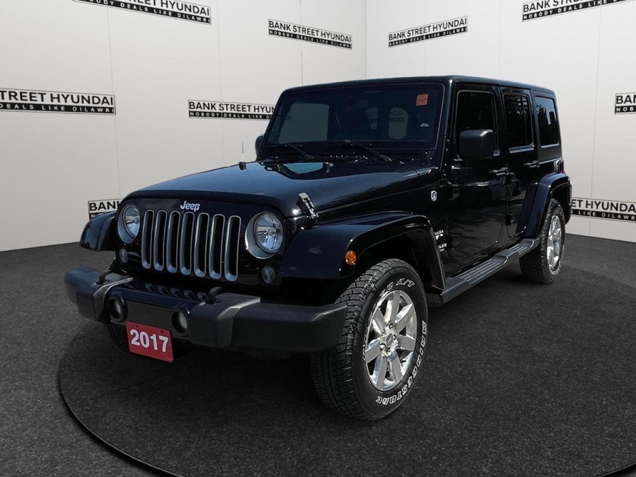 Used 2017 Jeep Wrangler UNLIMITED 4WD 4DR SAHARA for sale in Ottawa, ON