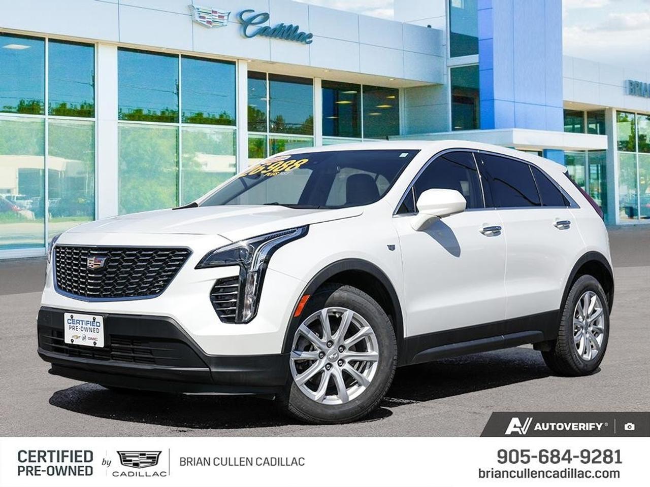 <span style=color:rgb  58 , 58 , 58  ><strong>Special Sale price listed is available to finance purchases only on approved credit. Price of vehicle may differ with other forms of payment. </strong></span>
<span style=color:black><strong>Special Sale price listed is available to finance purchases only on approved credit. Price of vehicle may differ with other forms of payment.</strong></span>
The 2022 Cadillac XT4 FWD Luxury in a pristine white finish embodies sophistication and front-wheel-drive precision. Its dynamic handling ensures a smooth and controlled driving experience.
The exterior of this SUV is accentuated by stylish alloy wheels, and the sleek lines add a touch of elegance. Inside, the black interior offers an invitation to comfort, featuring power seats and windows among its array of conveniences.
Equipped with advanced technology, the XT4 comes with a backup camera for easy maneuvering, Bluetooth connection for wireless integration, and a satellite radio for entertainment on the go. Stay connected with a built-in wi-fi hotspot while enjoying the comfort of heated seats and a heated steering wheel for those cold Canadian winters.
This vehicle is perfect for luxury SUV enthusiasts who prioritize comfort and modern technology. Dont miss your chance to own this refined ride; contact us at the dealership today to learn more and arrange your test drive.