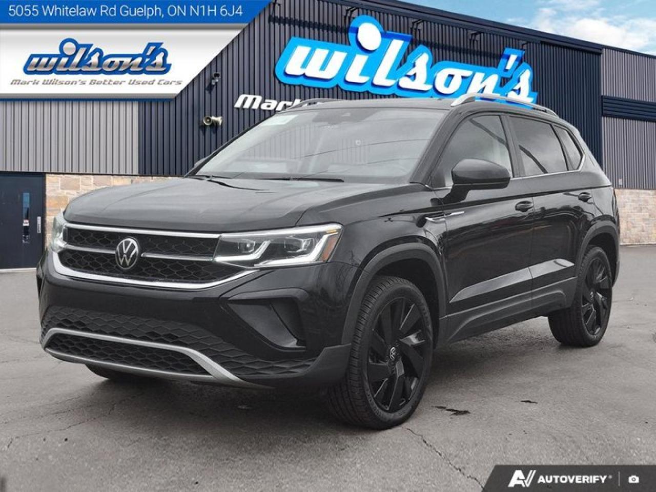 Used 2023 Volkswagen Taos Highline 4Motion | Leather | Pano Roof | Nav | Apple CarPlay | Android Auto | Rear Cam and More ! for sale in Guelph, ON