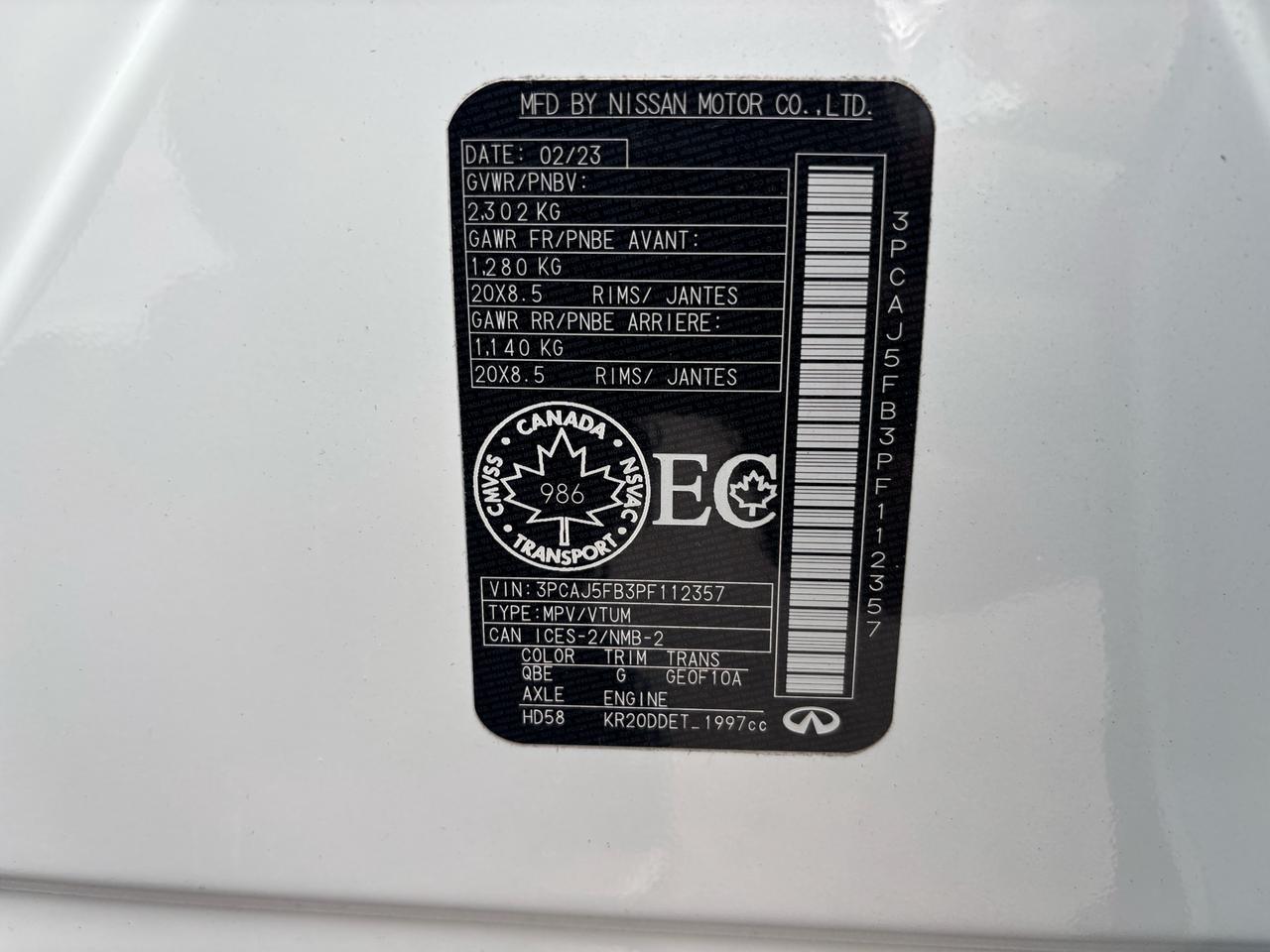 2023 Infiniti QX50 SPORT AWD Photo