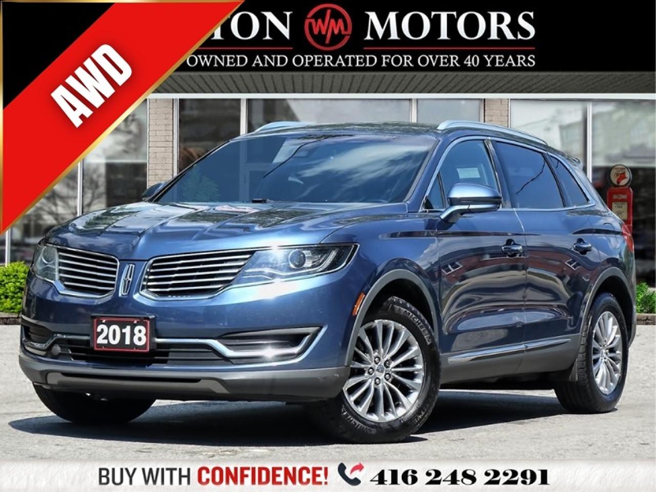 2018 Lincoln MKX AWD*LEATHER*NAVI*REV-CAM