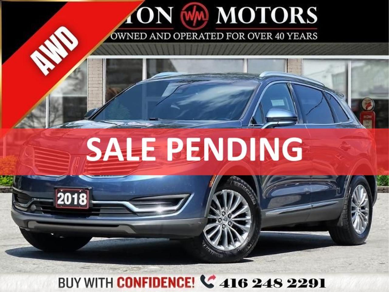 2018 Lincoln MKX AWD*LEATHER*NAVI*REV-CAM