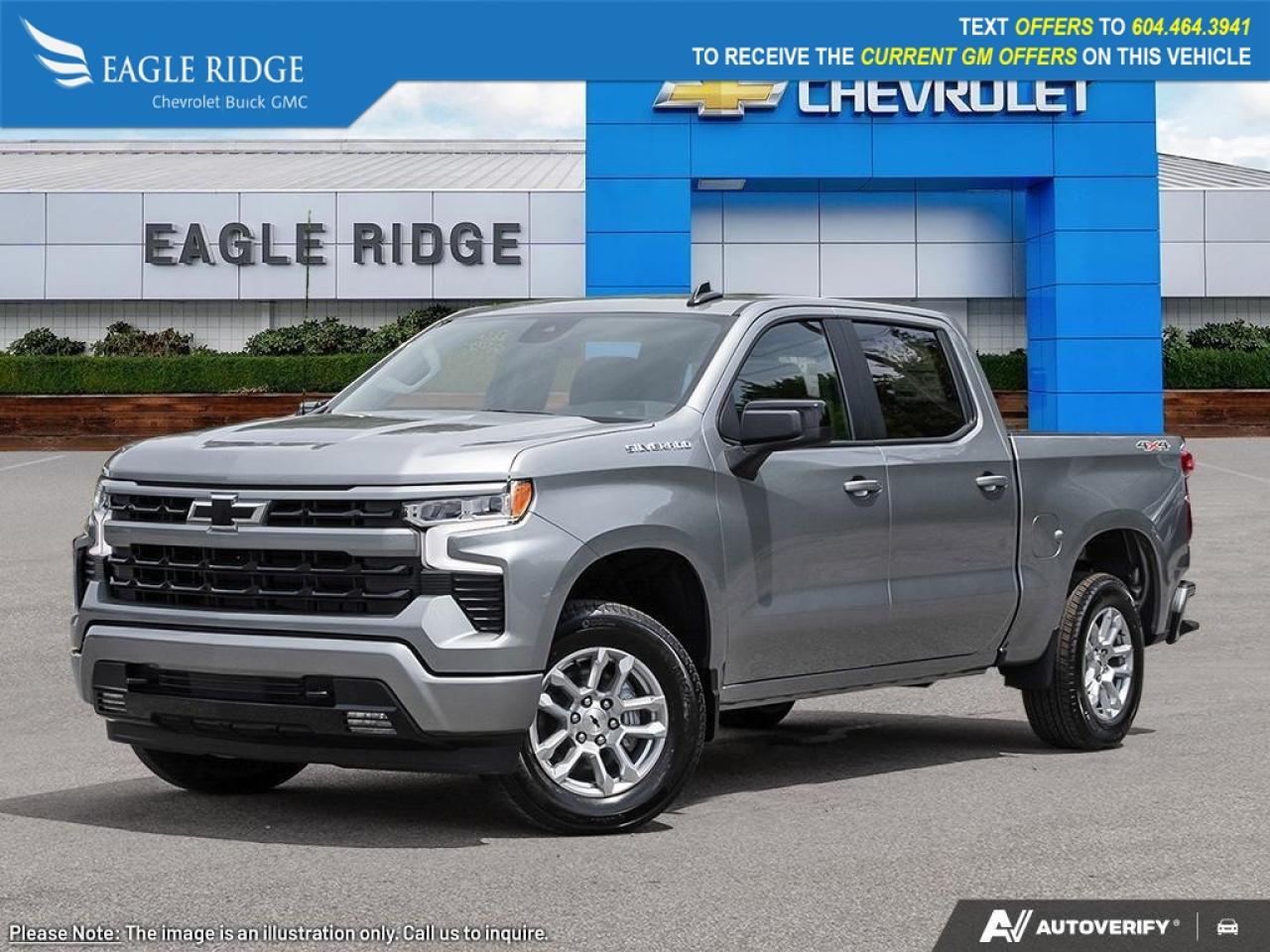 New 2026 Chevrolet Silverado 1500 RST dual-zone automatic climate control, remote start, rear defogger, keyless access and ignition, 12.3-inch driver display, 13.4-inch touchscreen, Google Built-In, voice control, WiFi compatibility, wire for sale in Coquitlam, BC