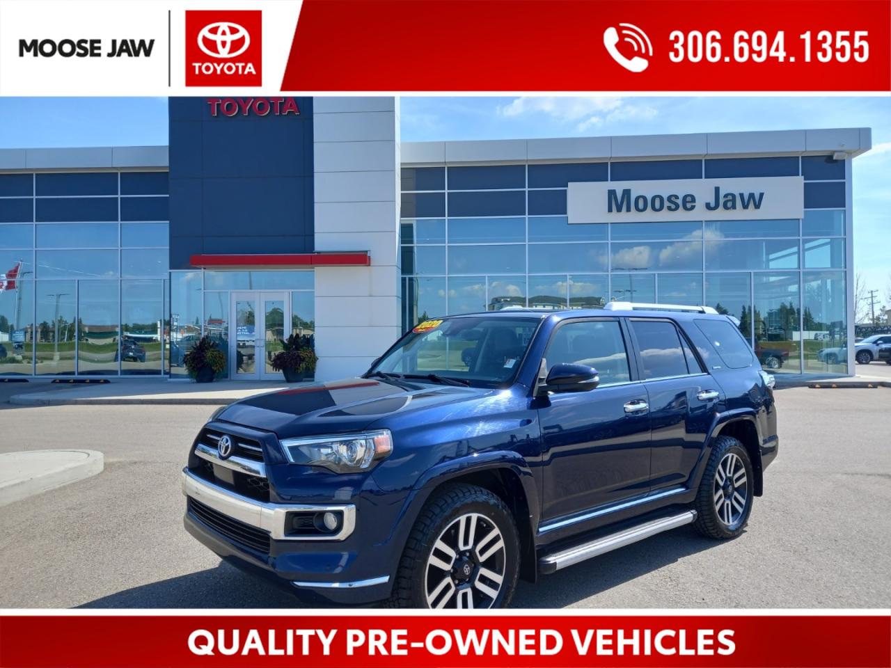 Used 2020 Toyota 4Runner LOCAL TRADE, LIMITED 7 PASSENGER PACKAGE for sale in Moose Jaw, SK