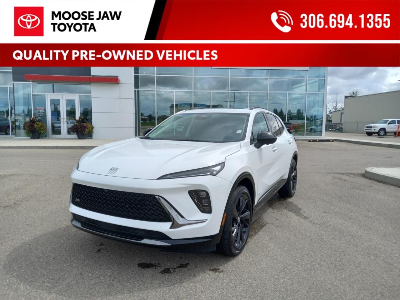Used 2025 Buick Envision Like new with only 5,486 kms! The 2025 Envision Sport Touring combines sleek style, premium comfort, and advanced tech in a modern SUV that stands out from every angle. for sale in Moose Jaw, SK