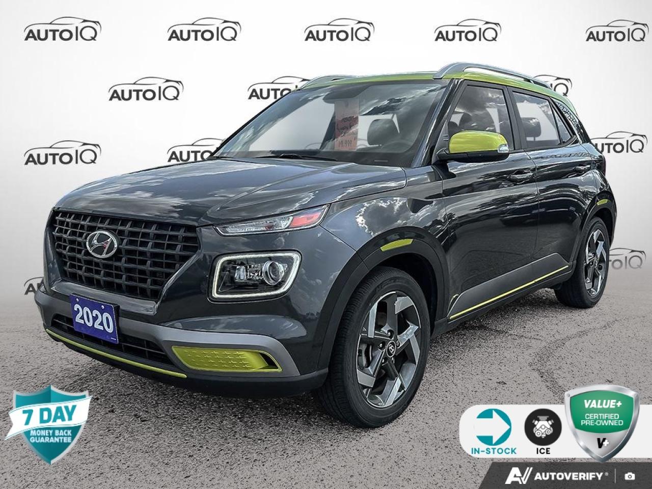 Used 2020 Hyundai Venue Ultimate w/Black Interior (IVT) | ONE OWNER | LOCAL TRADE | NO ACCIDENTS | for sale in Tillsonburg, ON