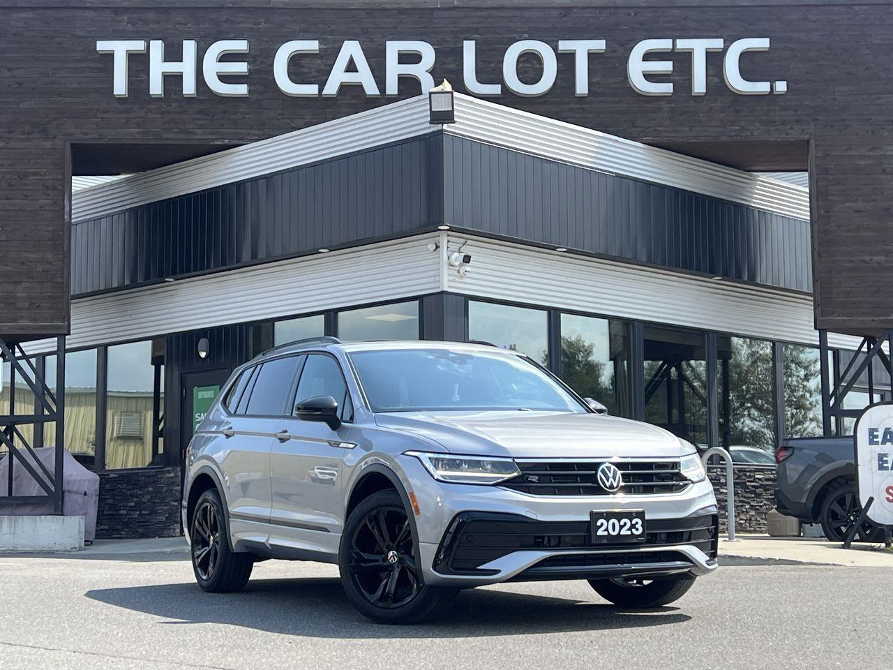 Used 2023 Volkswagen Tiguan Comfortline R-Line Black MOONROOF, HEATED LEATHER SEATS, SIRIUS XM, CRUISE CONTROL, BACK UP CAM!! for sale in Sudbury, ON