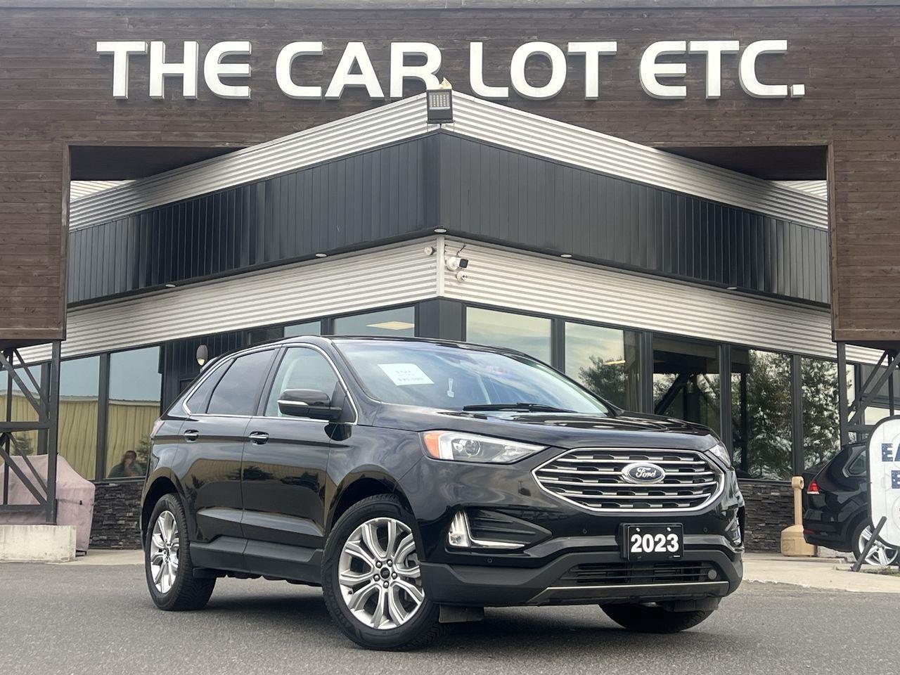Used 2023 Ford Edge Titanium PREVIOUS DAILY RENTAL - MOONROOF, HEATED LEATHER SEATS, POWER CONTROL SEATS, SIRIUS XM, CRUISE CONTR for sale in Sudbury, ON