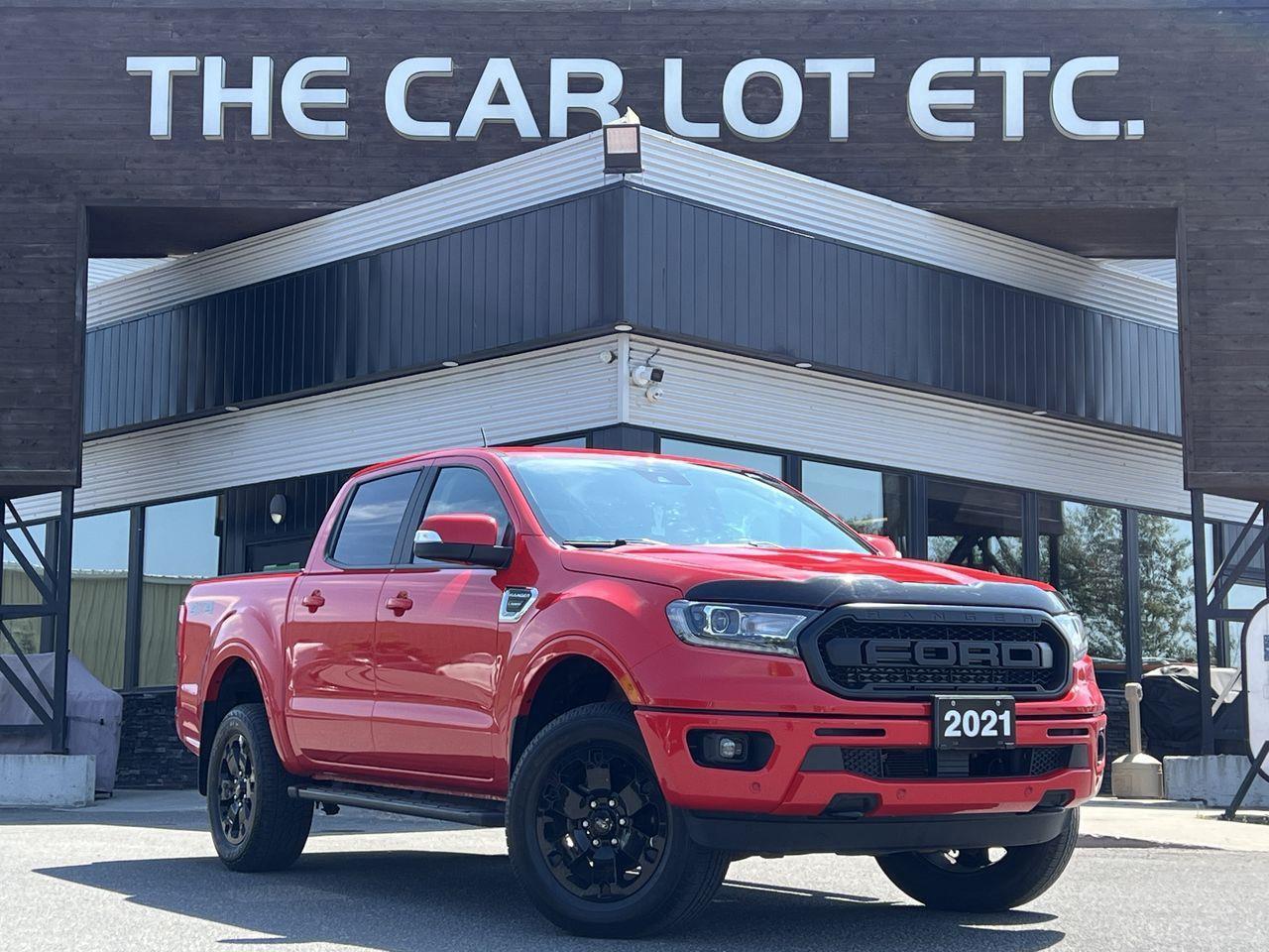 Used 2021 Ford Ranger Lariat 4X4, SIRUIS XM, APPLE CARPLAY/ANDROID AUTO, NAV, HEATED LEATHER SEATS, PUSH TO START, BACK UP CAM!! for sale in Sudbury, ON