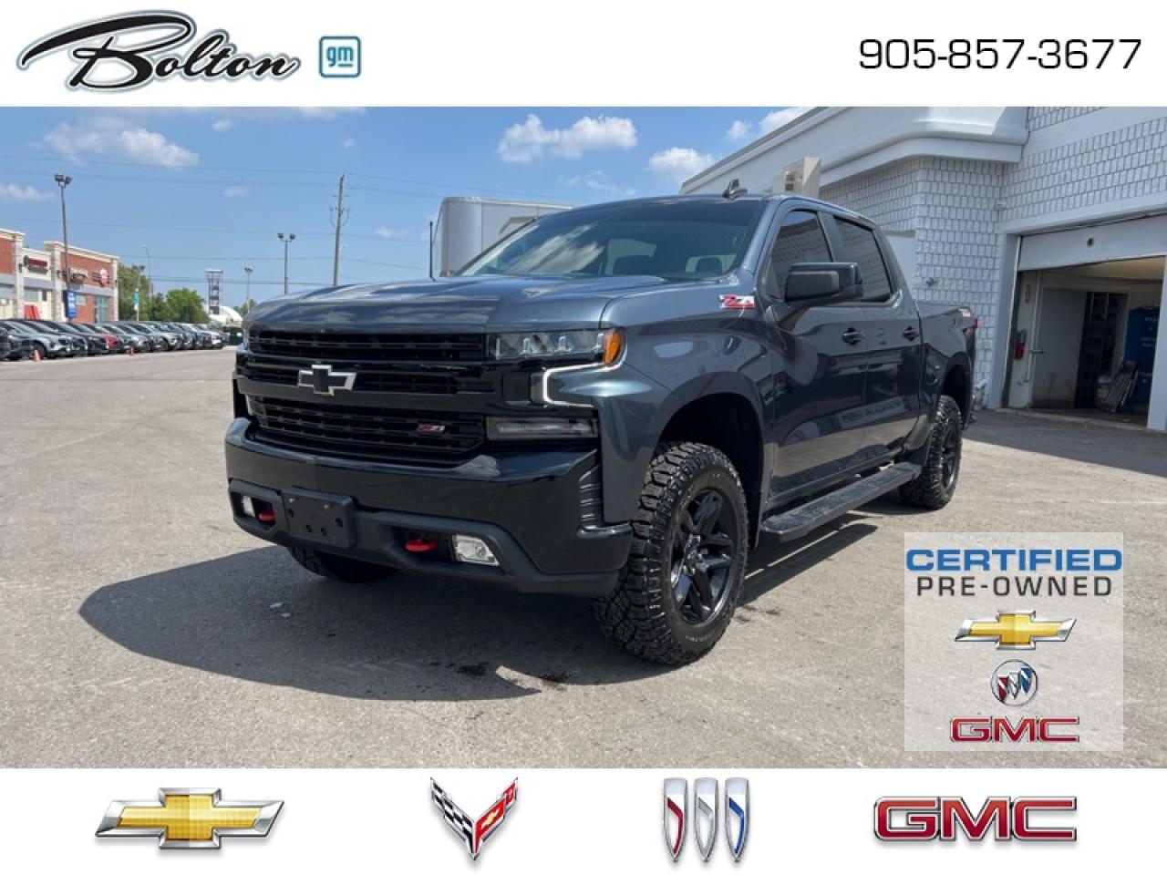 Used 2021 Chevrolet Silverado 1500 LT Trail Boss CERTIFIED PRE-OWNED - FINANCE @ 4.99% for sale in Bolton, ON