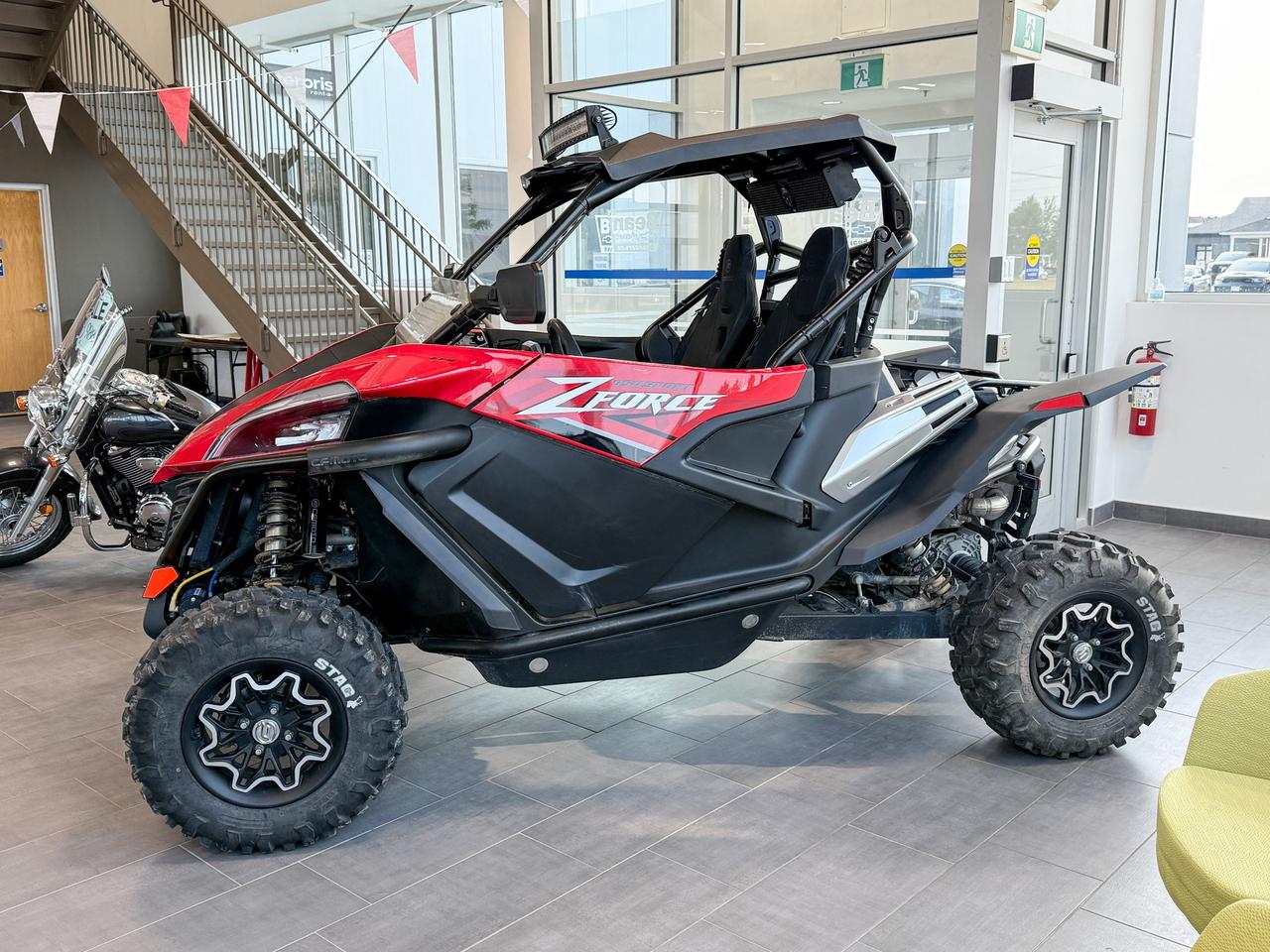 2022 CFMOTO Z FORCE 950 EPS SPORT CFMOTO Z FORCE 950 SPORT WITH 963CC, 11" GROUND CLEARANCE, 3500LBS ELECTRIC WINCH, SOUND BAR AND LED LIGHT BAR Photo