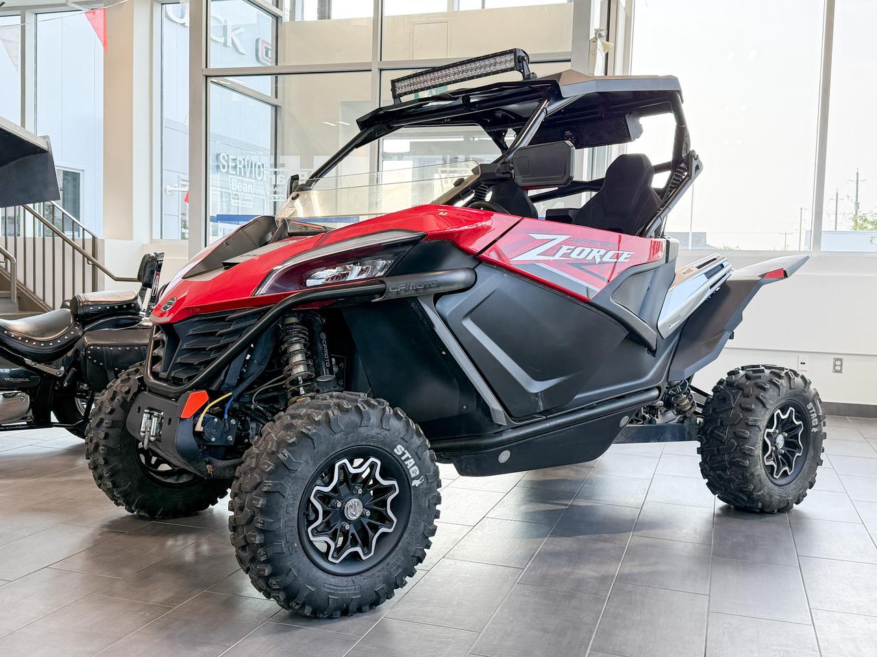 2022 CFMOTO Z FORCE 950 EPS SPORT CFMOTO Z FORCE 950 SPORT WITH 963CC, 11" GROUND CLEARANCE, 3500LBS ELECTRIC WINCH, SOUND BAR AND LED LIGHT BAR Photo