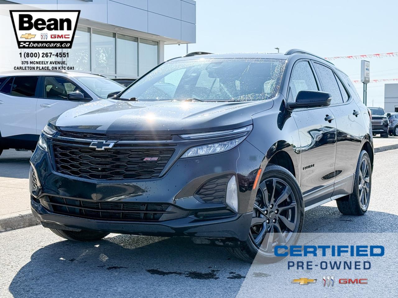Used 2024 Chevrolet Equinox ONE OWNER, CLEAN CARFAX, 1.5L 4CYL TURBO, RS AWD, HEATED FRONT LEATHER SEATS, HEATED LEATHER WRAPPED STEERING WHEEL, BOSE PREMIUM SOUND SYSTEM, ADAPTIVE CRUISE CONTROL, REMOTE VEHICLE START, ADVANCED for sale in Carleton Place, ON