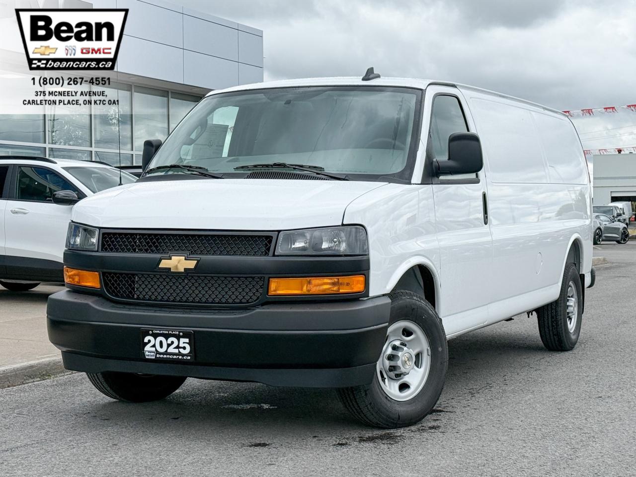 New 2025 Chevrolet Express 2500 Work Van 4.3L V6 WITH REMOTE ENTRY, CRUISE CONTROL, REAR VISION CAMERA, BLUETOOTH for sale in Carleton Place, ON