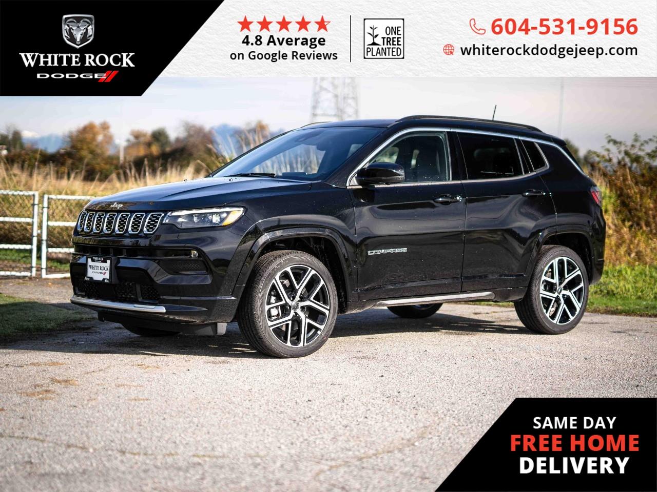 Keen to conquer the great outdoors? HEATED FRONT SEATS, HEATED STEERING WHEEL, ALLOY WHEELS, REMOTE ENGINE START, set the stage for adventure and comfort in the brand-new 2025 Jeep Compass Limited. With its striking Black exterior and matching Black interior, this vehicle promises elegance and sophistication.<p></p><p>This 4x4 champion is powered by a robust 2.0L 4-cyl gas engine, providing the perfect blend of power and efficiency, paired with a smooth 8-speed automatic transmission for effortless driving on any terrain. The ELECTRONIC STABILITY and FOUR WHEEL INDEPENDENT SUSPENSION systems ensure a secure and comfortable ride, while TRACTION CONTROL keeps you grounded when the going gets rough.</p><p></p><p>Inside, you'll be greeted by a suite of features designed to uplift your driving experience. Luxuriate in the convenience of AUTO-DIMMING REARVIEW MIRROR and RAIN SENSING WIPERS for those unpredictable weather changes. With the bliss of AUTOMATIC TEMPERATURE CONTROL and the flexibility of a SPLIT FOLDING REAR SEAT, this Compass Limited is crafted to adapt to all your needs.</p><p></p><p>Safety is crucial, and with features such as BRAKE ASSIST and IGNITION DISABLE, you can travel with peace of mind. The OVERHEAD CONSOLE and DRIVER VANITY MIRROR serve to further enhance both convenience and security on your journeys.</p><p></p><p>The summer breeze invites you to venture out, and with this alluring Compass Limited, you're all set for a season of exploration and memorable drives.</p>*All new vehicle purchases are plus the PDI accessory installs and any price increases provided by the manufacturer. For trucks the accessories will include wheel locks, spray-in liners, and mud flaps. For all other vehicles, wheel locks are standard, other equipment may apply. Confirm with the dealer.