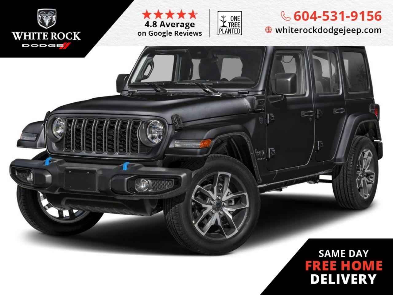 New 2025 Jeep Wrangler 4xe RUBICON for sale in Surrey, BC