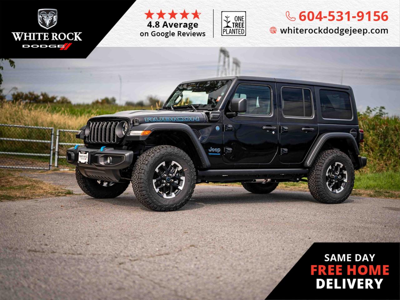 New 2025 Jeep Wrangler 4xe RUBICON for sale in Surrey, BC