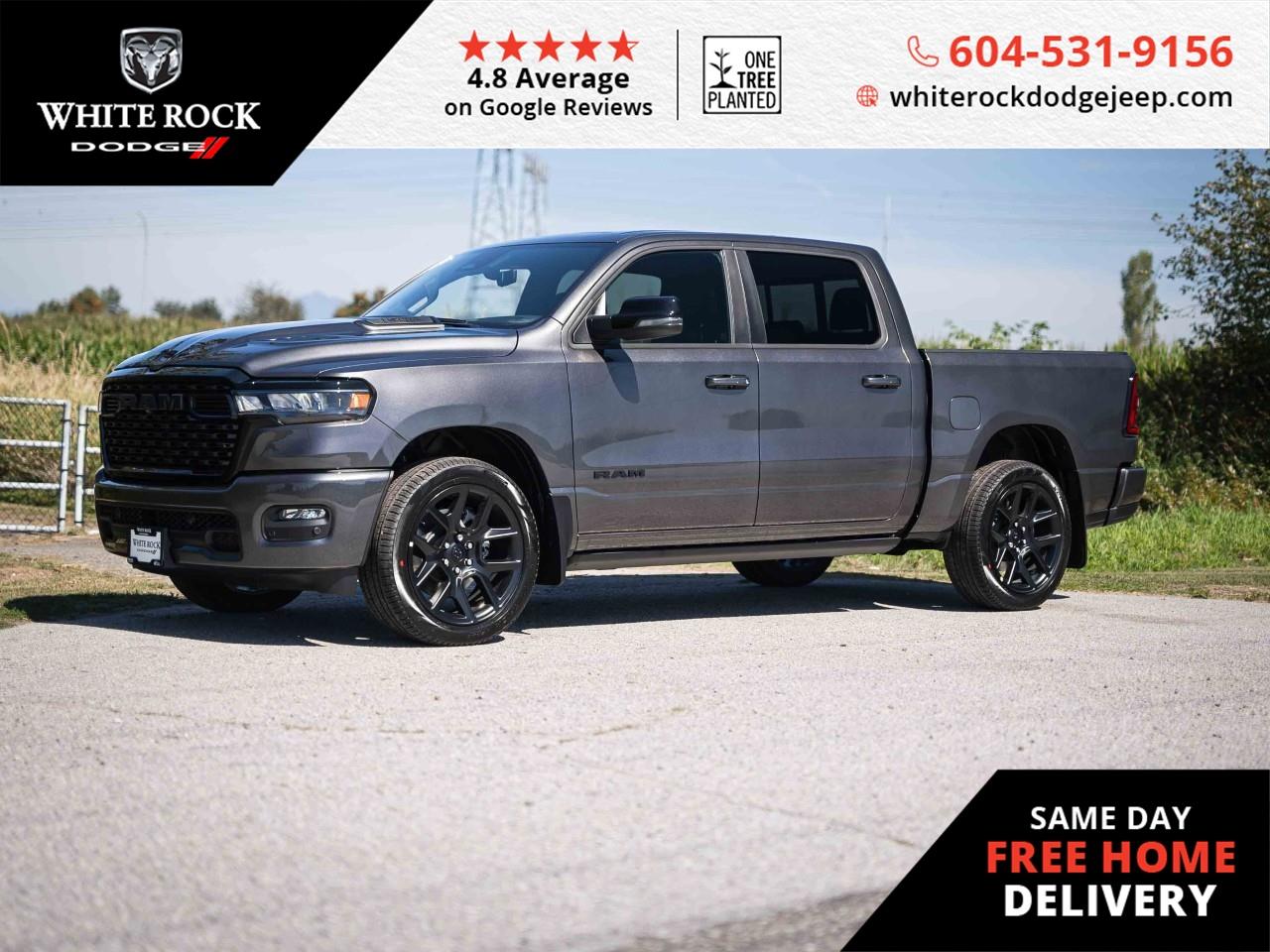 Looking for a blend of luxury and capability? NAVIGATION, HEATED FRONT SEATS, ADAPTIVE CRUISE CONTROL, REMOTE ENGINE START, delve into the embodiment of modern driving with the robust 2026 RAM 1500 Sport. Coated in a sophisticated dark grey, this new vehicle showcases an impeccable black interior, complementing its stylish exterior perfectly.<p></p><p>Powered by a 3.0L 6cyl gas engine and coupled with an 8-speed automatic transmission, this 4x4 powerhouse is engineered for both the urban escapades and the off-road adventures that await. The HEATED STEERING WHEEL and HEATED FRONT SEATS promise comfort during those early morning commutes, while the ADAPTIVE CRUISE CONTROL offers a relaxed ride on your weekend getaways.</p><p></p><p>Safety is front and centre with this truck, featuring TRAILER SWAY CONTROL to ensure your cargo remains secure on the move. Experience precision parking with the assistance of the EXTERIOR PARKING CAMERA, giving you eyes on every side. The innovative TRAFFIC SIGN INFORMATION system adds an extra layer of awareness to your drive.</p><p></p><p>Elegance isn't spared with ALLOY WHEELS that command attention and an OVERHEAD CONSOLE that offers sleek functionality. The ILLUMINATED ENTRY welcomes you into a cabin designed for the discerning driver, with power-adjustable pedals and a steering wheel that adapts to your perfect reach.</p><p></p><p>Venture out with confidence and style in a truck that understands the importance of comfort, convenience, and performance.</p>*All new vehicle purchases are plus the PDI accessory installs and any price increases provided by the manufacturer. For trucks the accessories will include wheel locks, spray-in liners, and mud flaps. For all other vehicles, wheel locks are standard, other equipment may apply. Confirm with the dealer.