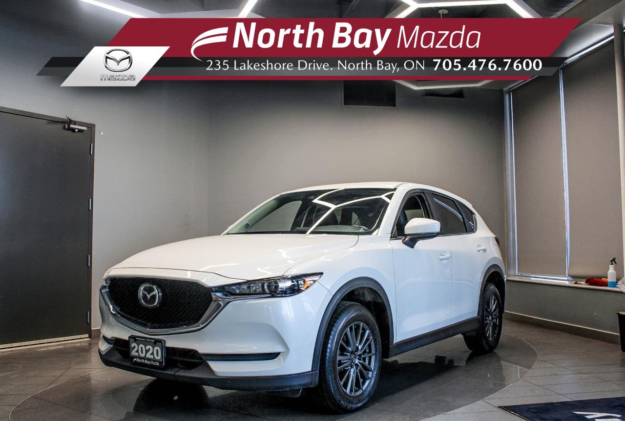 Used 2020 Mazda CX-5 GS LOW KMS - HEATED SEATS/STEERING WHEEL - APPLE CARPLAY AND ANDROID AUTO - LEATHERETTE UPHOLSTERY for sale in North Bay, ON