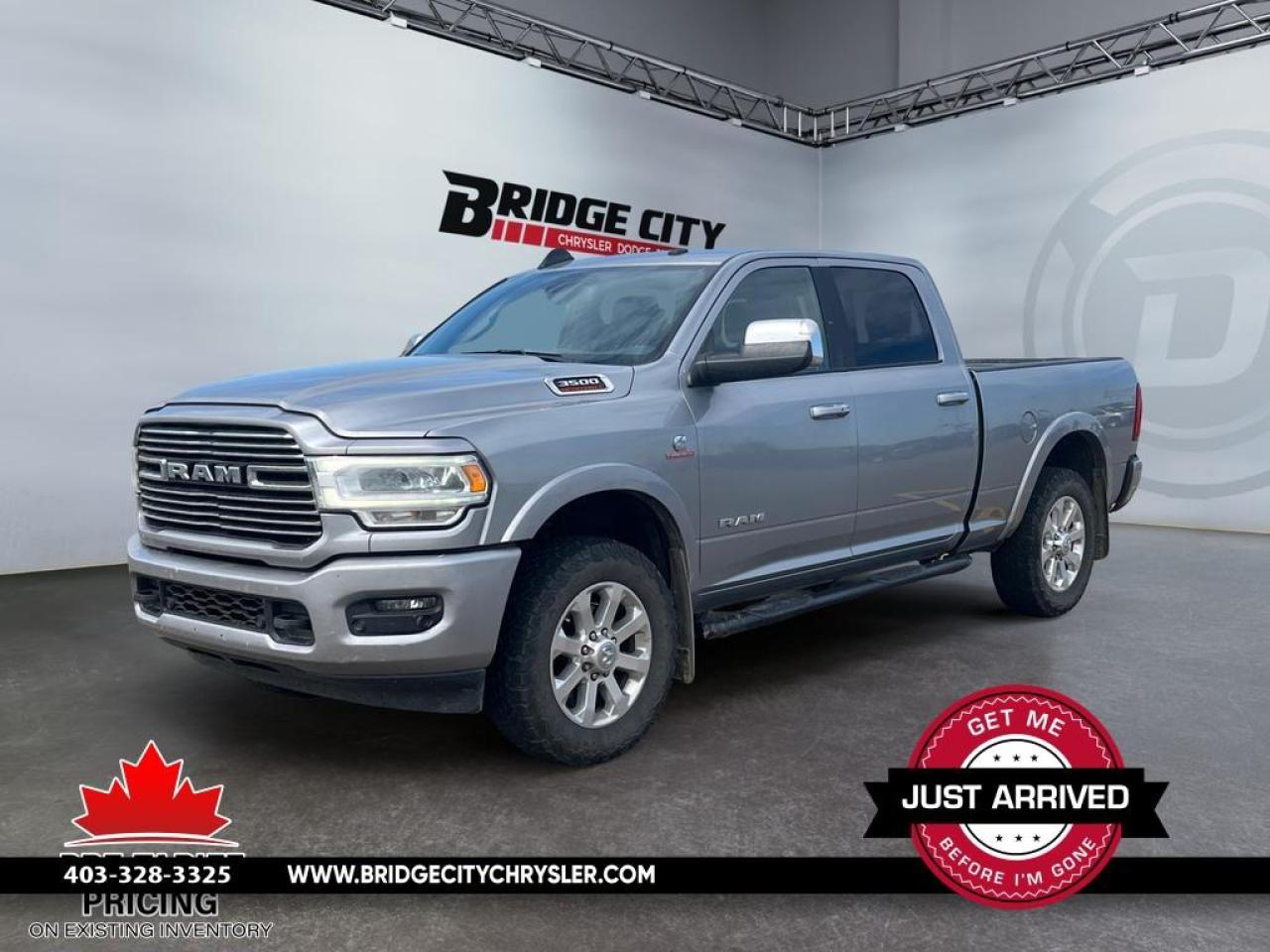 Used 2019 RAM 3500 Laramie - Leather Seats -  Heated Seats for sale in Lethbridge, AB