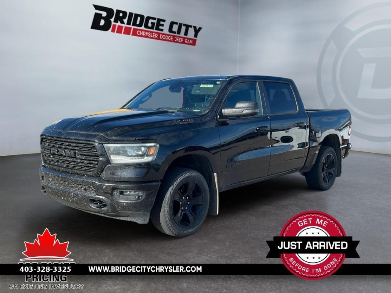 Used 2023 RAM 1500 Big Horn 5.7L Hemi - Night Edition - Alpine Sound - Off Road Pkg - LED Lights - Bucket Seats - 12 Screen for sale in Lethbridge, AB