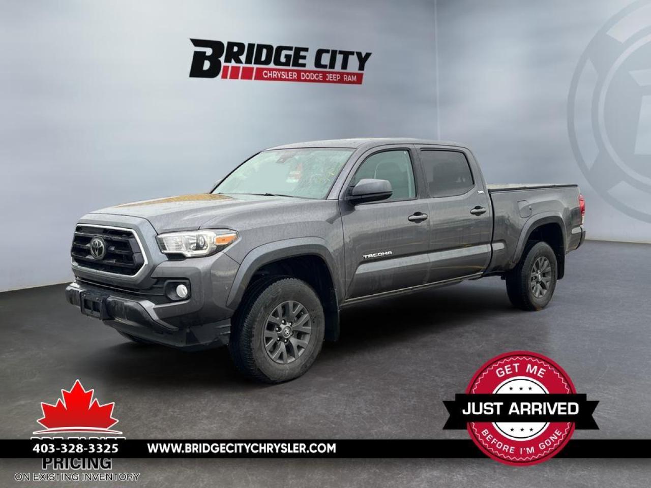 Used 2021 Toyota Tacoma 3.5L V6 - Automatic - SR5 Pkg - Long Box - Tow Hitch - Bluetooth - Power Driver Seat - 4x4 for sale in Lethbridge, AB