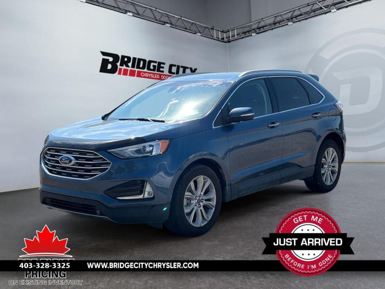 Used 2019 Ford Edge Titanium 2.0L Eco Boost - Leather - Cold Weather Pkg - Navigation - Power Liftgate - LED Lights - AWD for sale in Lethbridge, AB