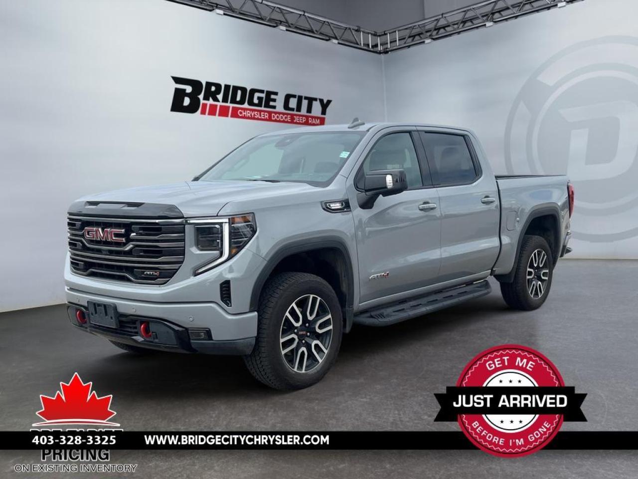 Used 2025 GMC Sierra 1500 3.0L Diesel - Leather - AT4 Pkg - Navigation - Side Steps - Remote Start - Low Km's! for sale in Lethbridge, AB
