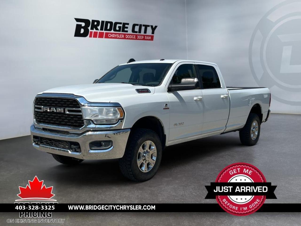 Used 2022 RAM 3500 Big Horn 6.7L Diesel - 8 Ft Box - 6 Passenger - 8.4 Screen - 18 Wheels - Power Driver Seat - Cargo Box Lights for sale in Lethbridge, AB