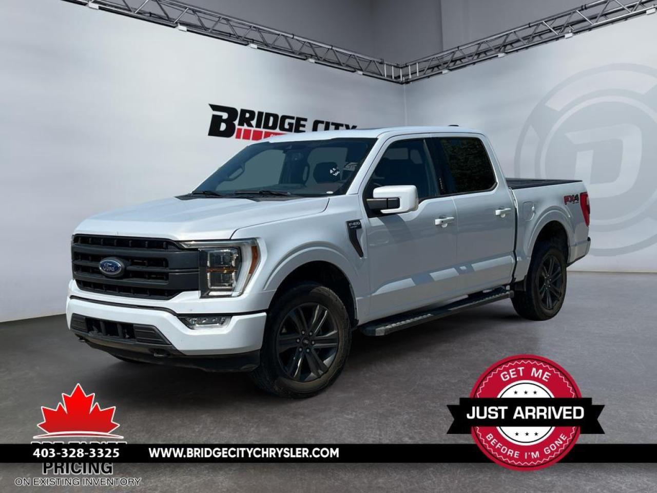Used 2021 Ford F-150 3.5L Eco Boost - FX4 Pkg - Max Trailer Tow Pkg - Leather - Panoramic Sunroof - Power Tailgate - B&O Sound for sale in Lethbridge, AB